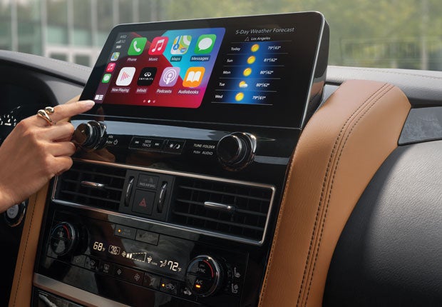 2024 INFINITI QX80 Key Features - WIRELESS APPLE CARPLAY® INTEGRATION | INFINITI of Central Arkansas in Benton AR