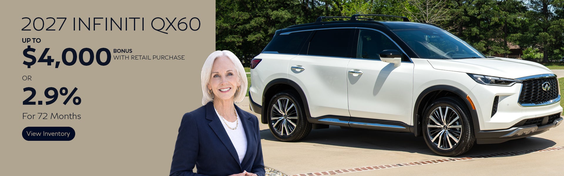 2027 QX60 2.9 percent APR