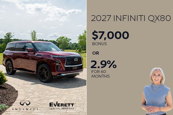 2027 QX80 2.9 percent APR