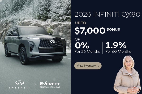 2026 QX80 $7,000 Bonus