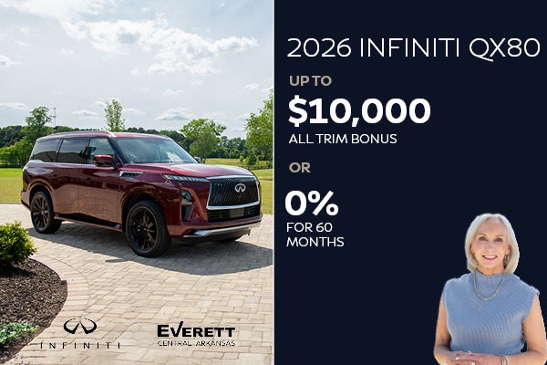 2026 QX80 up to $10,000 bonus