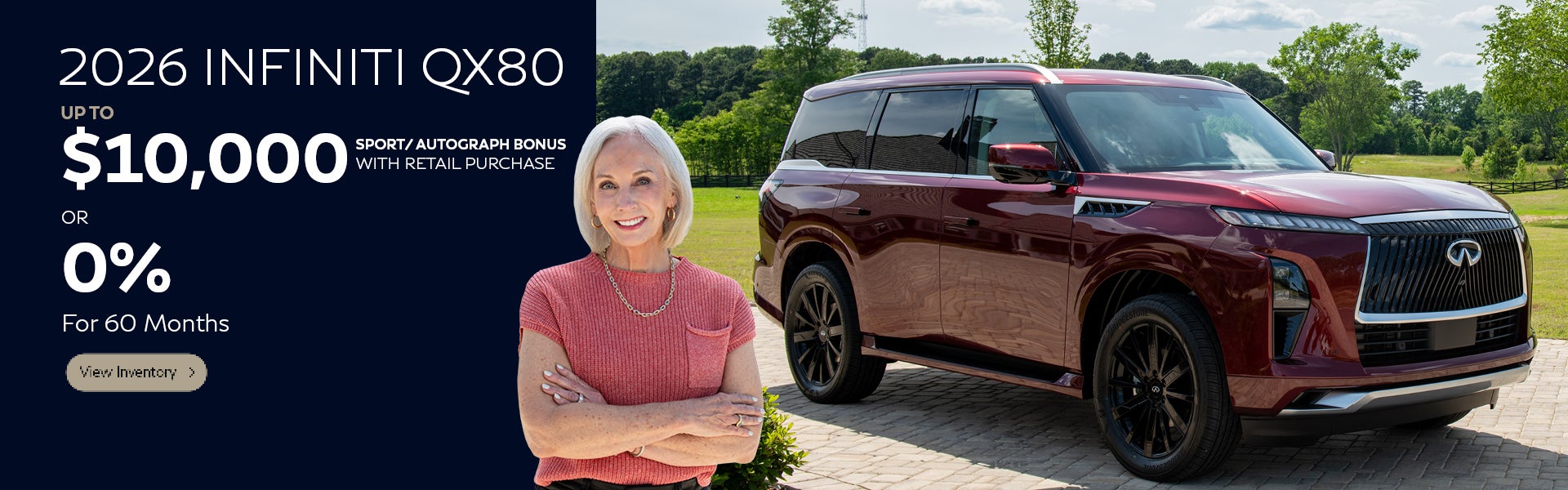 $10,000 QX80 Sport / Autograph Bonus Cash Offer
